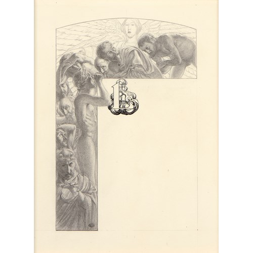 Letter L: Illustration for Paroles d’un croyant by Félicité de Lamennais 